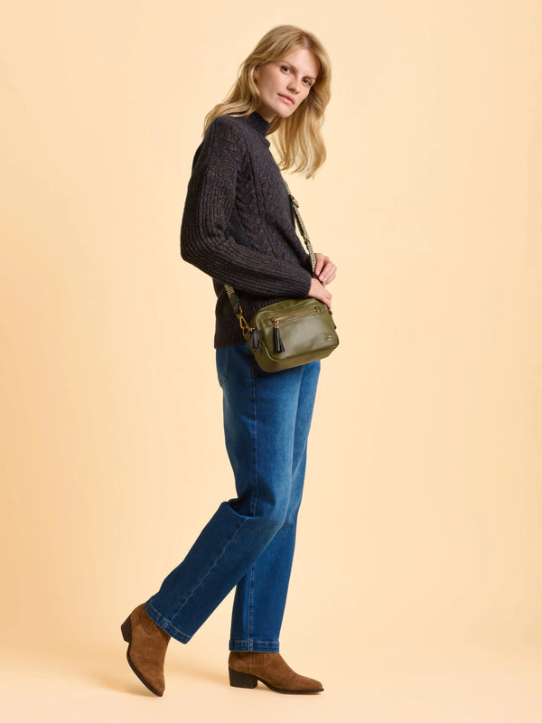 Brakeburn Sierra Box Crossbody Bag - Khaki