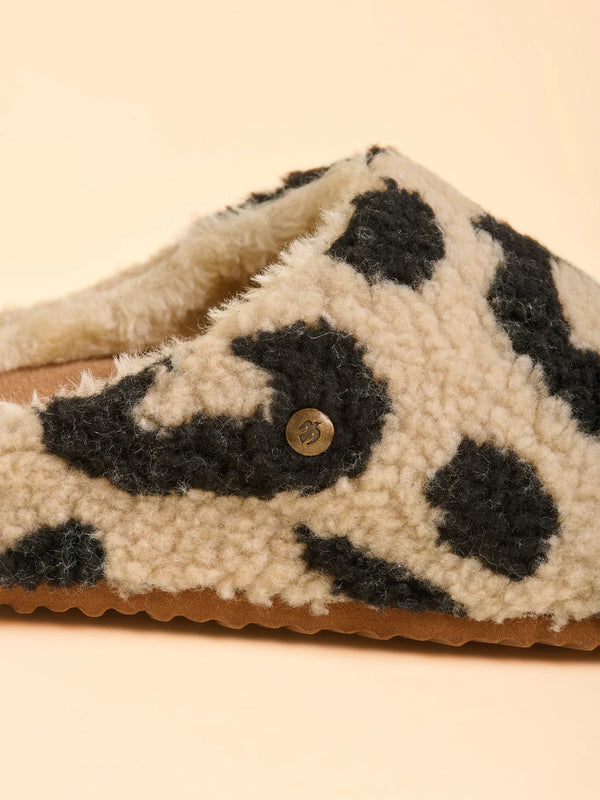 Brakeburn Fireside Fleece Slipper - Cream