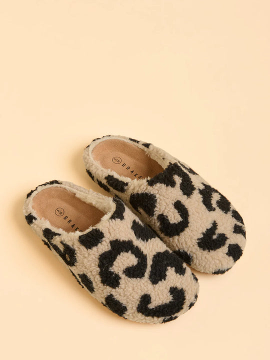Brakeburn Fireside Fleece Slipper - Cream