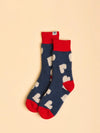Brakeburn Hearts Socks - Navy
