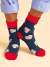 Brakeburn Hearts Socks - Navy
