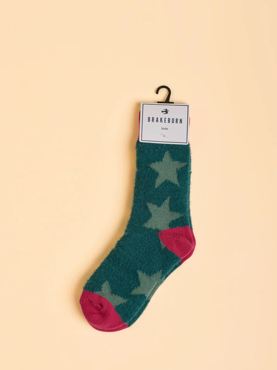 Brakeburn Stars Socks - Teal
