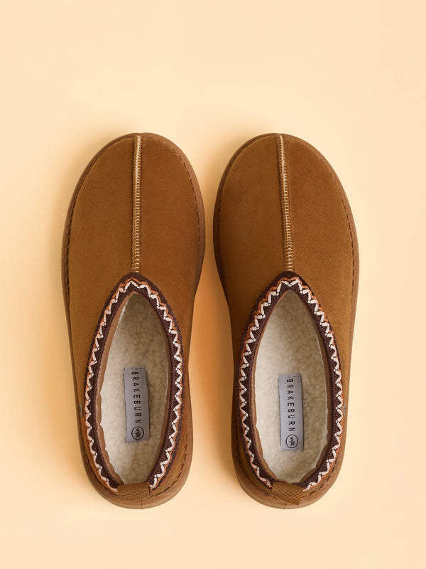 Brakeburn Frosty Morning Slipper - Brown