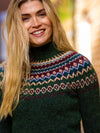 Brakeburn Woodland Fairisle Jumper - Green