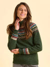 Brakeburn Woodland Fairisle Jumper - Green