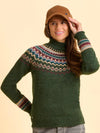 Brakeburn Woodland Fairisle Jumper - Green