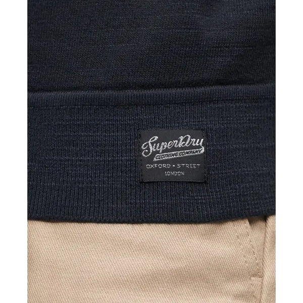 Superdry Vintage Garment Dyed Crew - Eclipse Navy