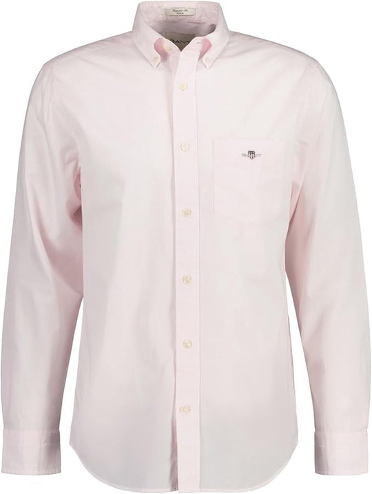 Gant Reg Poplin Banker BD Shirt - Light Pink