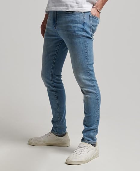 Superdry Seabury Skinny Jeans - Stone Blue