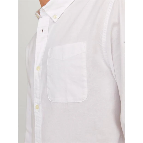 Jack & Jones Classic Oxford Shirt - White [Size L]