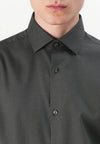 Jack & Jones Parker Melange Long Sleeve Shirt - Black