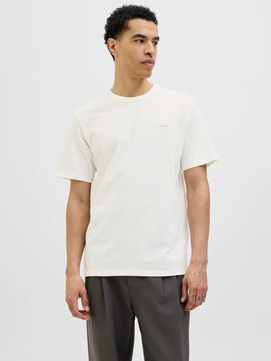 Jack & Jones Alves Short Sleeve Tee - Cloud Dancer