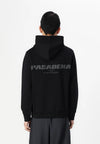 Jack & Jones Interlude Tonal Back Print Sweat Hood - Black
