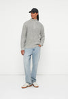 Jack & Jones Bleecker Knit Half Zip - Sea Salt/Black