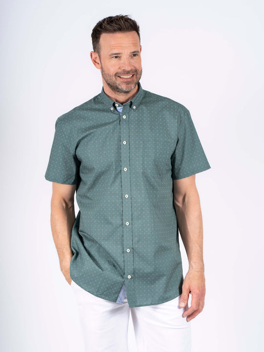 Pre End Napoli Short Sleeve Shirt - North Atlantic