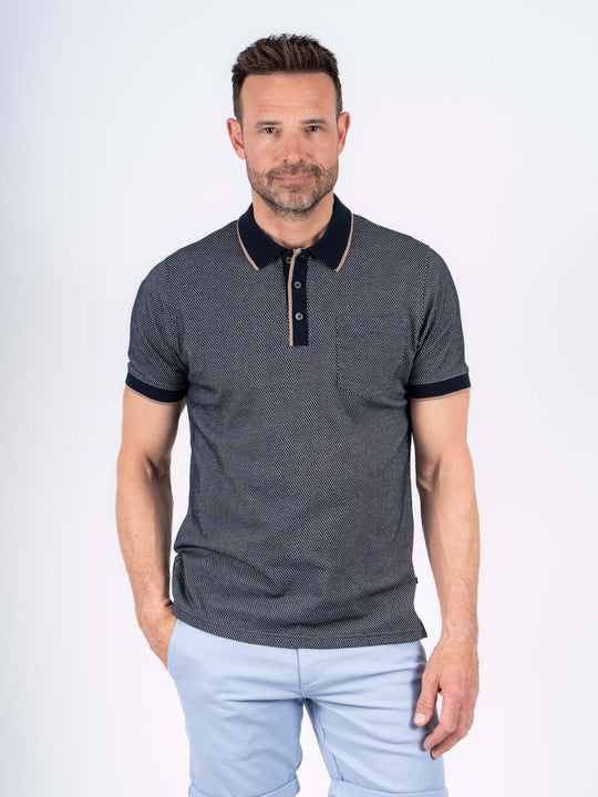 Pre End Hester Short Sleeve Polo - Dark Saphire