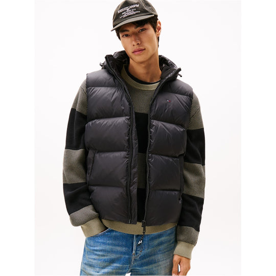 Tommy Jeans Essential Down Vest - Black