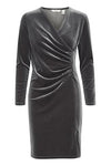 B.young Perlina Wrap Dress - Asphalt