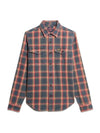 Superdry Cotton Worker Check Shirt - Yosemite Check Navy