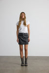 Noisy May Kate PU Skirt - Black