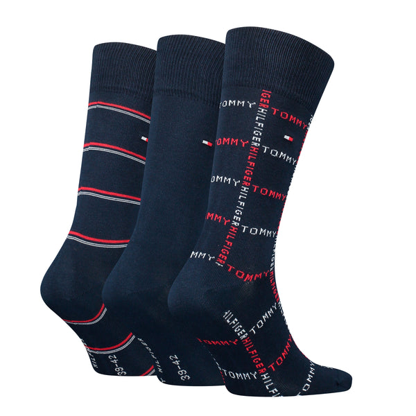 Tommy Hilfiger 3 Pack Sock Giftbox - Navy