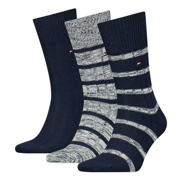 Tommy Hilfiger 3 Pack Sock Giftbox - Navy Combo