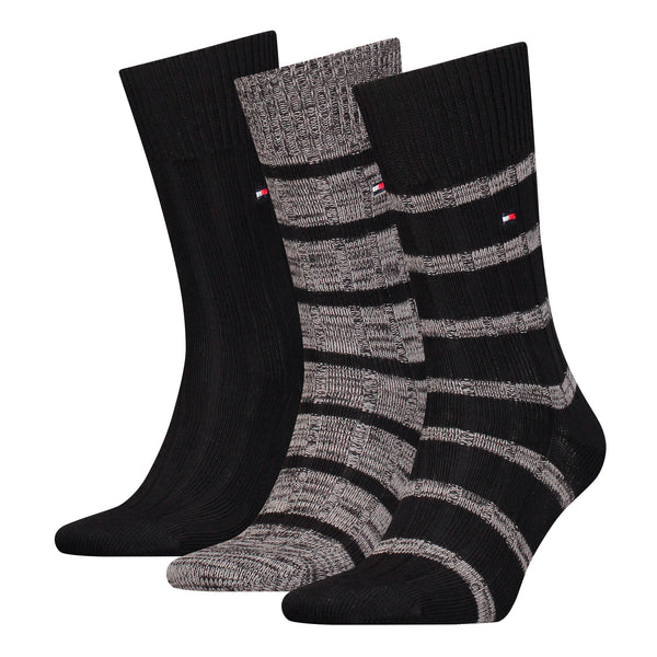 Tommy Hilfiger 3 Pack Sock Giftbox - Black Combo