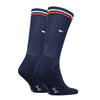 Tommy Hilfiger Unisex Crew Socks 2 Pack Dark Navy