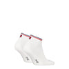 Tommy Hilfiger Unisex Sneaker Socks 2 Pack White