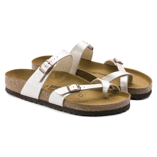 Birkenstock Mayari Birko Flor - Graceful Pearl White 1020664