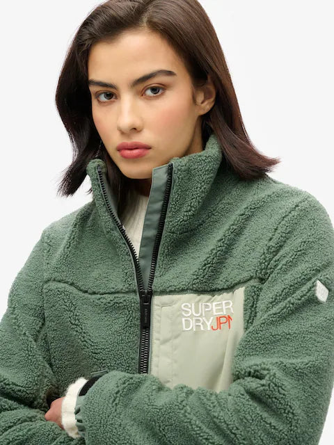 Superdry Fleece Trekker Jacket - Laurel Khaki