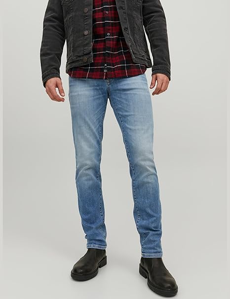 Jack & Jones Tim Davis JJ 074 Jeans - Blue Denim