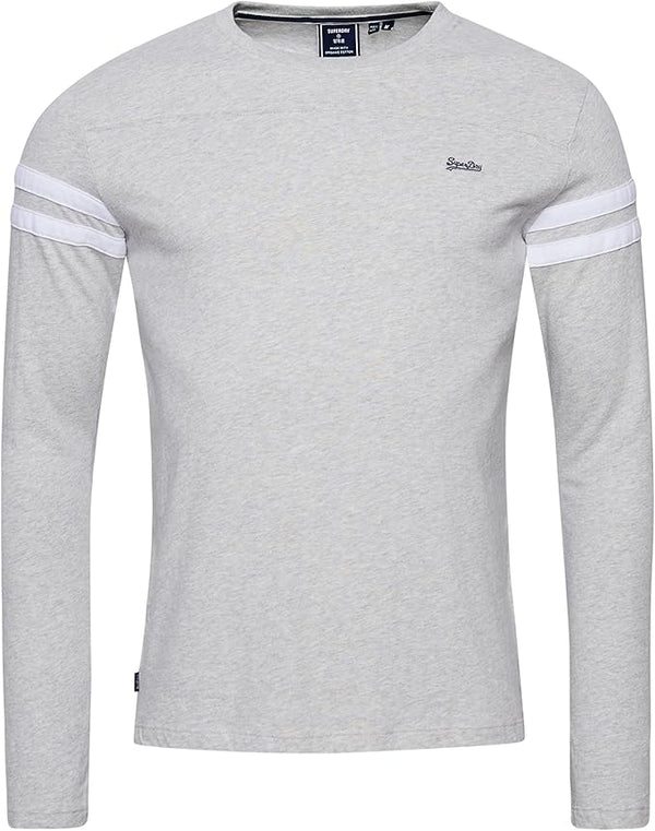 Superdry VLE Quarterback L/S Top - Glacier Grey