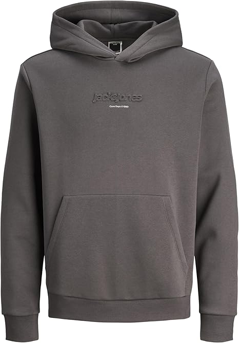 Jack & Jones Flare Embossed Sweat Hood - Pavement