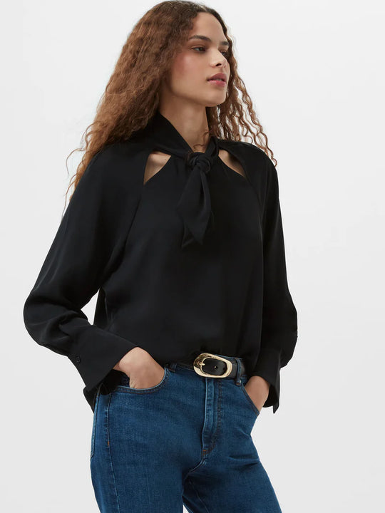 French Connection Blouse 72XBX - Black