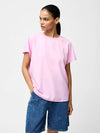 French Connection Capriana Crepe Crew Top - Bubblegum Pink