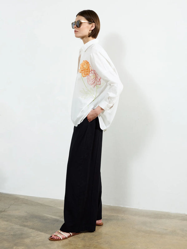 French Connection Cambria Cotton Popover Shirt - 72YOP