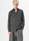 Jack & Jones Parker Melange Long Sleeve Shirt - Black