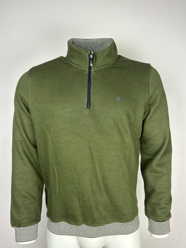 Benetti Genti 1/4 Zip - Sage Olive