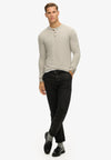 Superdry Merchant Grandad Top - Heritage Grey Grindle