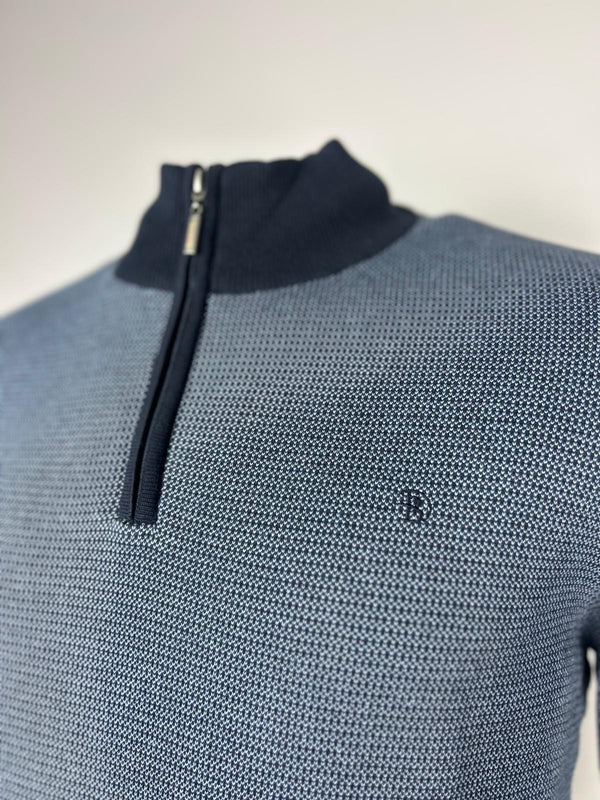 Benetti Milan 1/4 Zip - Sky
