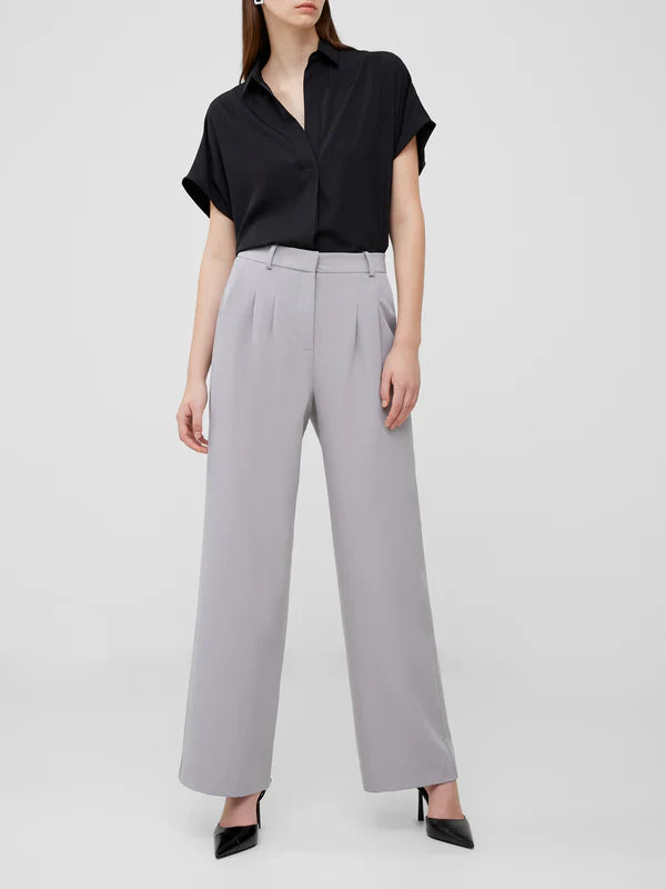 French Connection Echo Crepe Trouser - Alloy