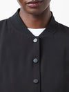 French Connection Harrie Suiting Bomber Jacket - Blackout