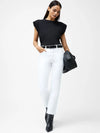French Connection Rallie Shoulder Pad Tank - Black