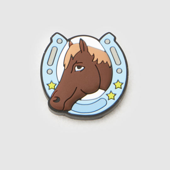 Crocs Jibbbitz Charms - Horse Girl Badge