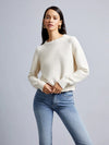 French Connection Lilly Mozart Crew Neck Jumper - Oatmeal Melange