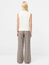 French Connection Glinda Cable Knit Vest - Porcelain Cream