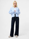 French Connection Kezia Knit Long Sleeve Cardigan - Arctic Blue
