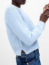 French Connection Lily Mozart Crew Neck Jumper - Arctic Blue