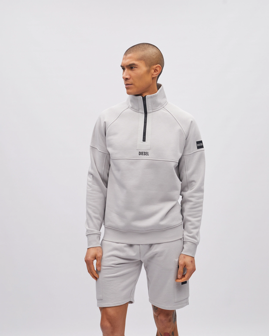 Diesel Hatcher Half Zip - Shale Grey
